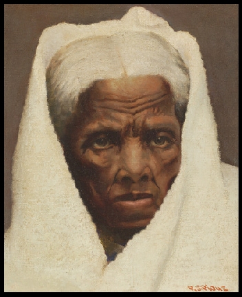 Portrait of Harriet Arminta Tubman by Robert Savon Pious, gift from Harmon Foundation to National Portrait Gallery, Smithsonian Institution